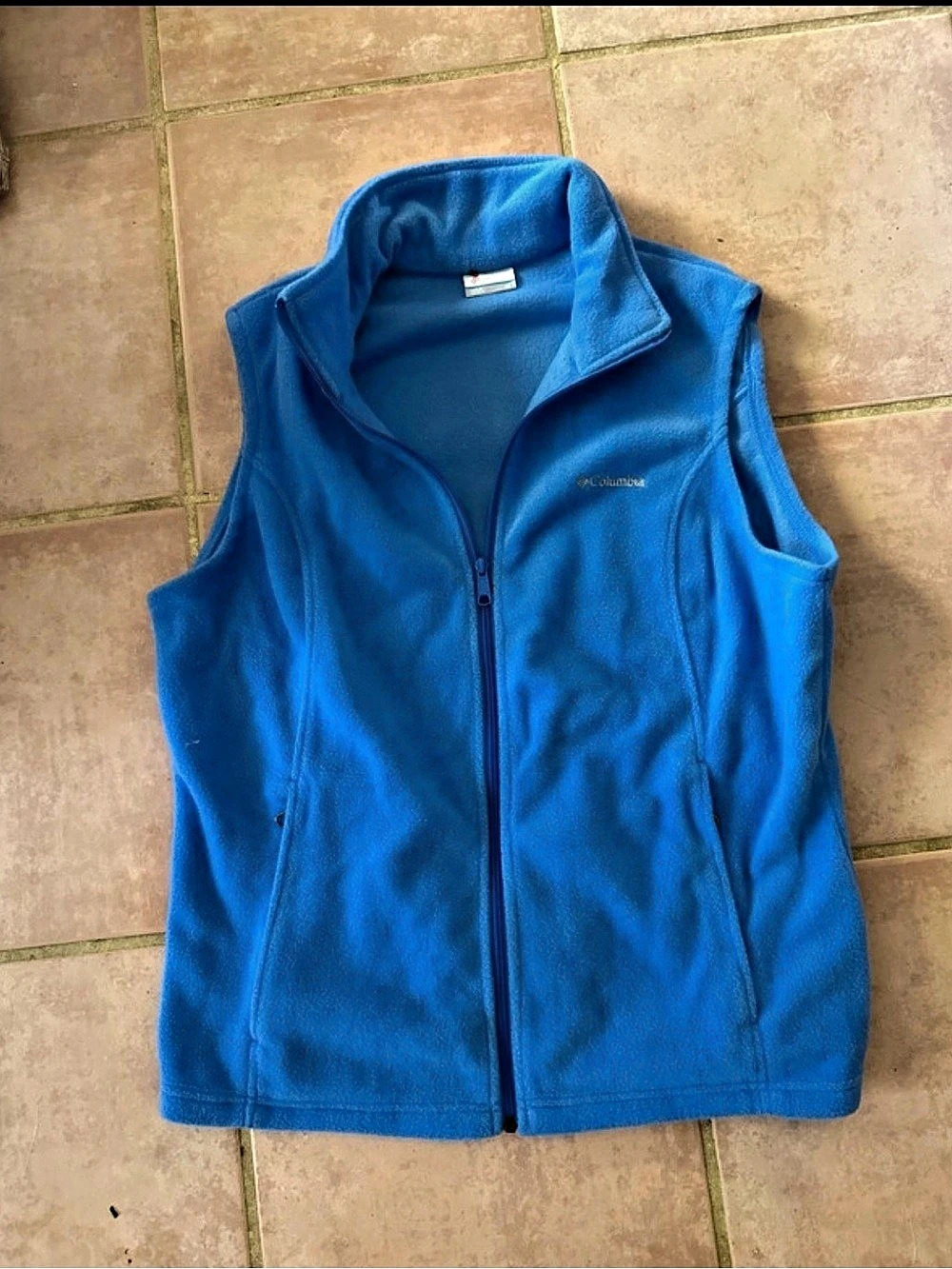 Columbia Women's Benton Springs Fleece Vest Blue XL